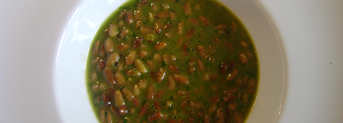 Basil And Pine Nut ‘Risotto’